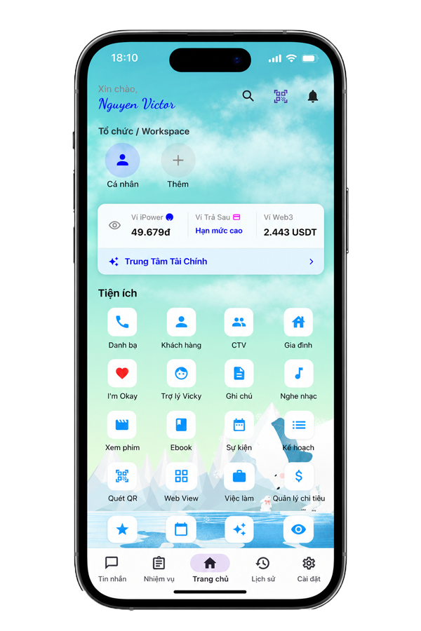 NiNo Mobile & Tablet Application Interface